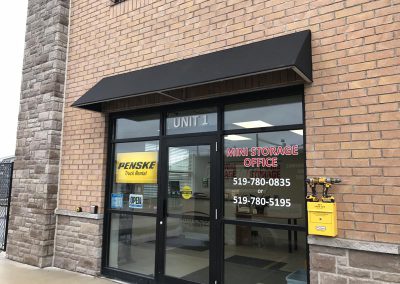 Office Door Awning